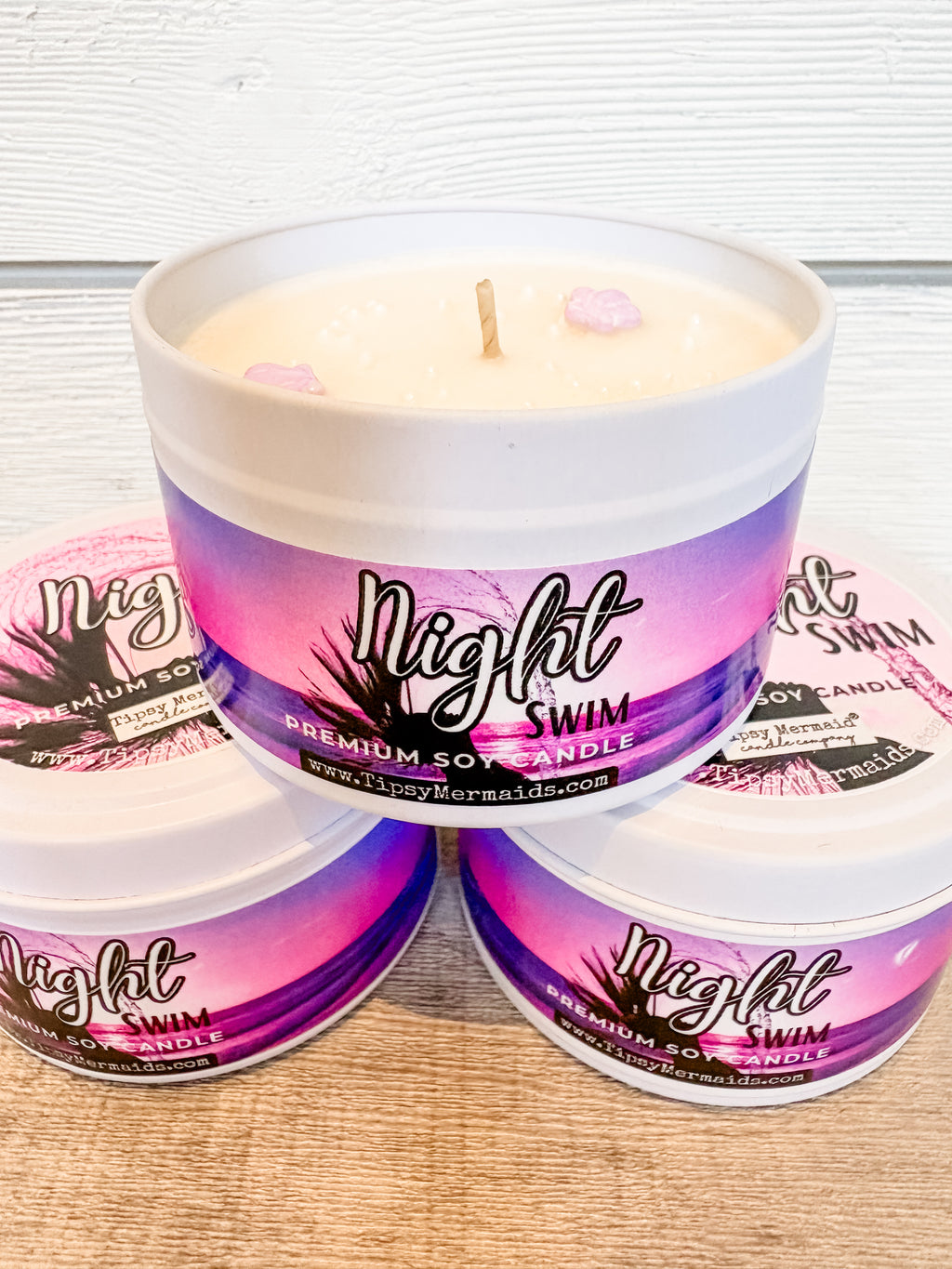 Tipsy Mermaid® Night Swim Premium Soy Candle