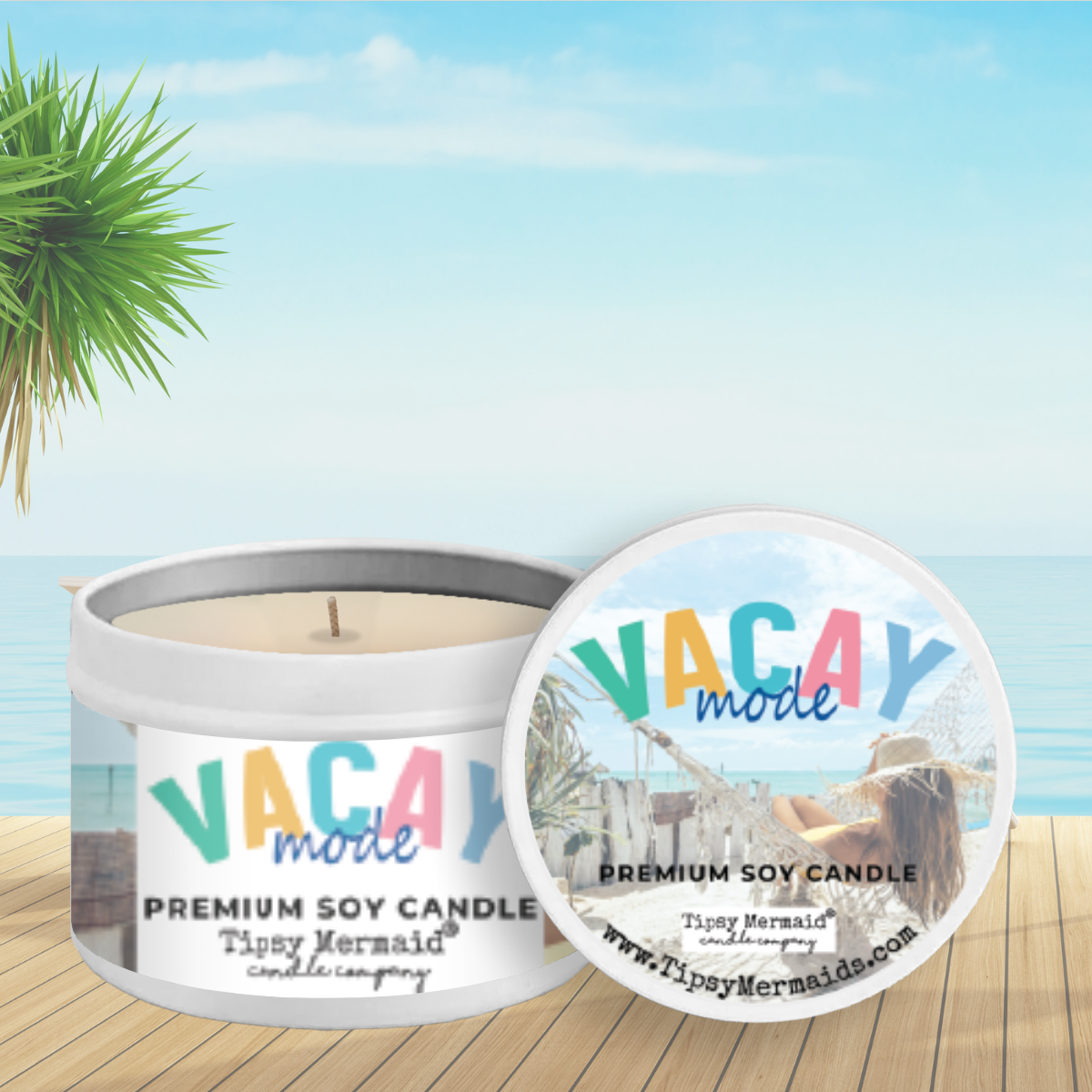 Candle-  Vacay Mode Premium Soy Candle