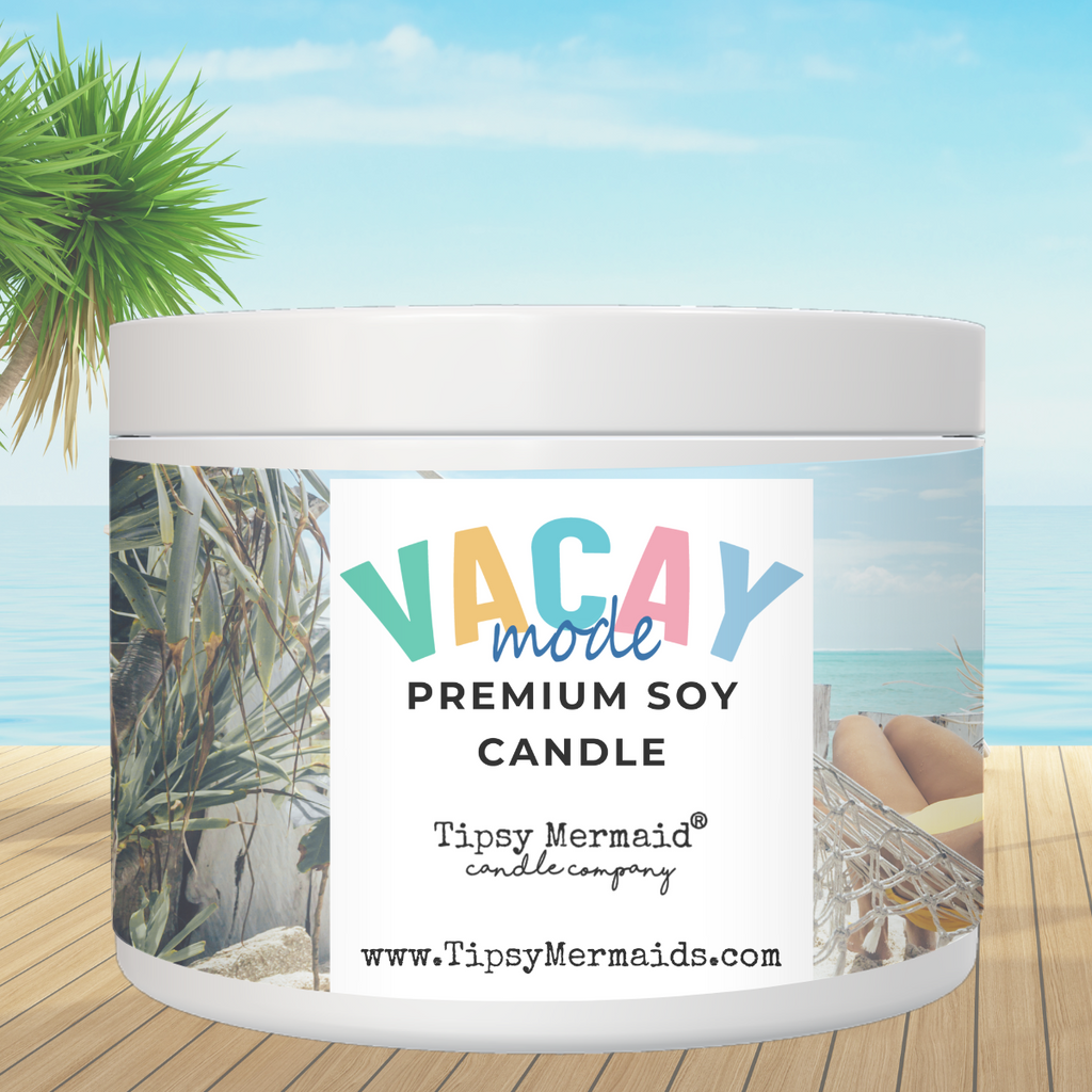 Candle-  Vacay Mode Premium Soy Candle