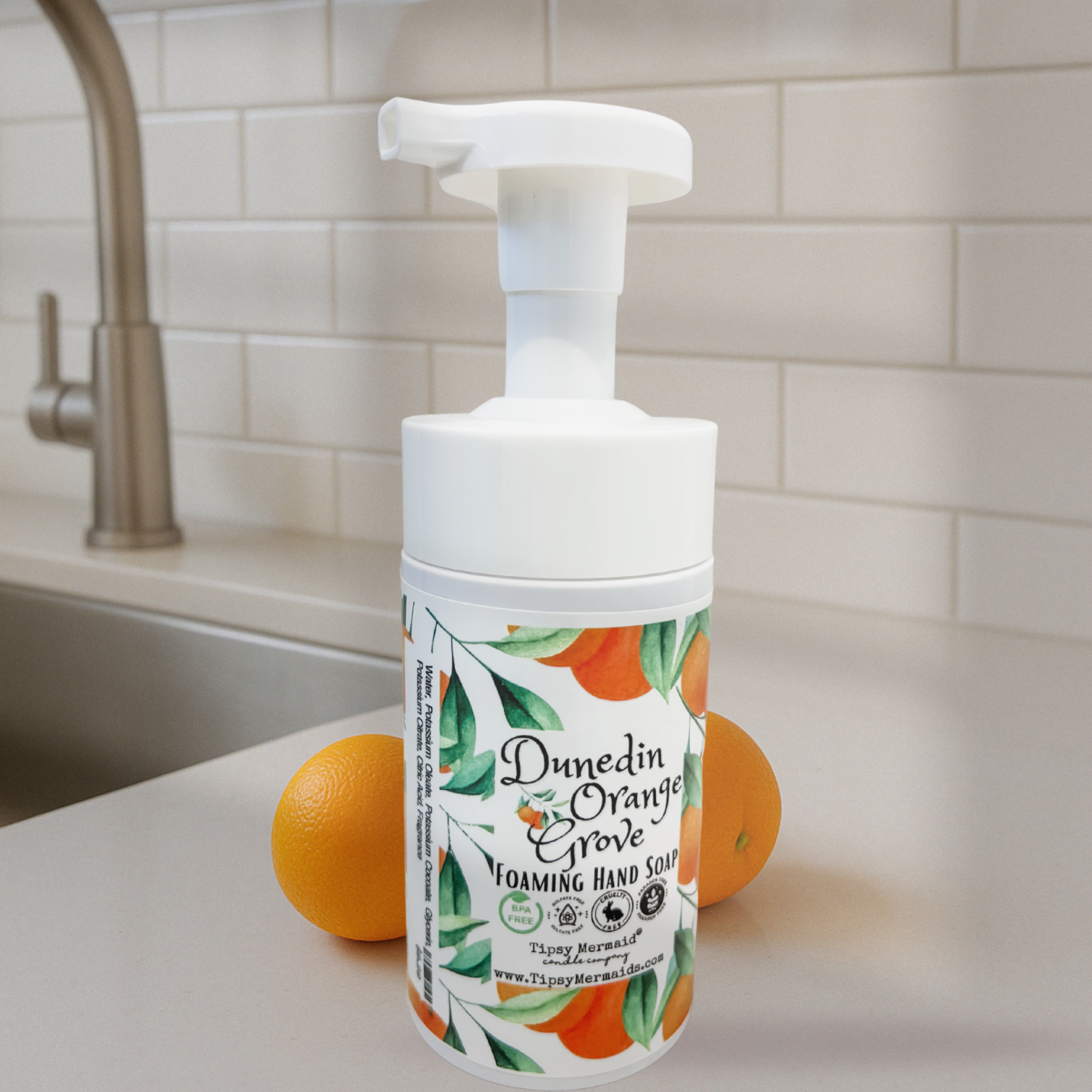 Tipsy Mermaid® Dunedin Orange Grove Foaming Hand Soap