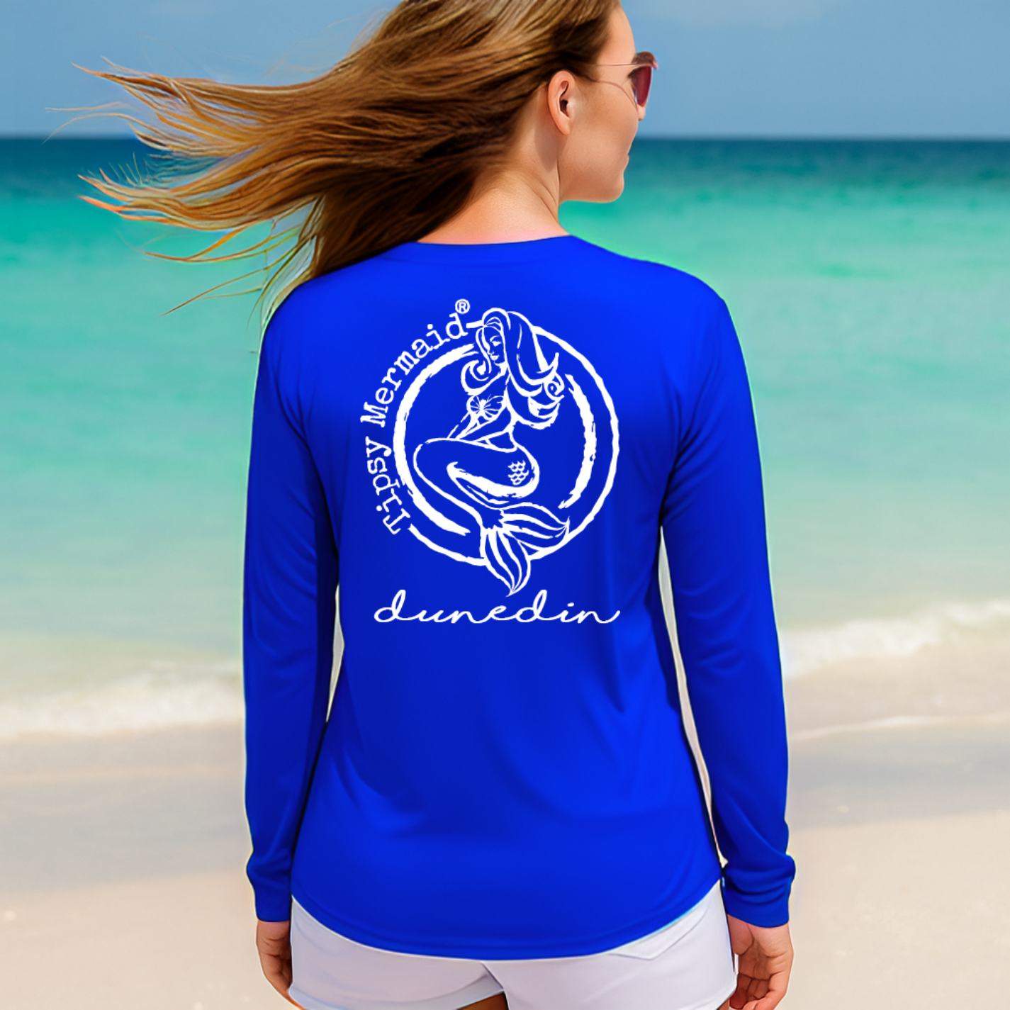 Tipsy Mermaid® Dunedin Royal Sunshirt for Women – UPF 44+