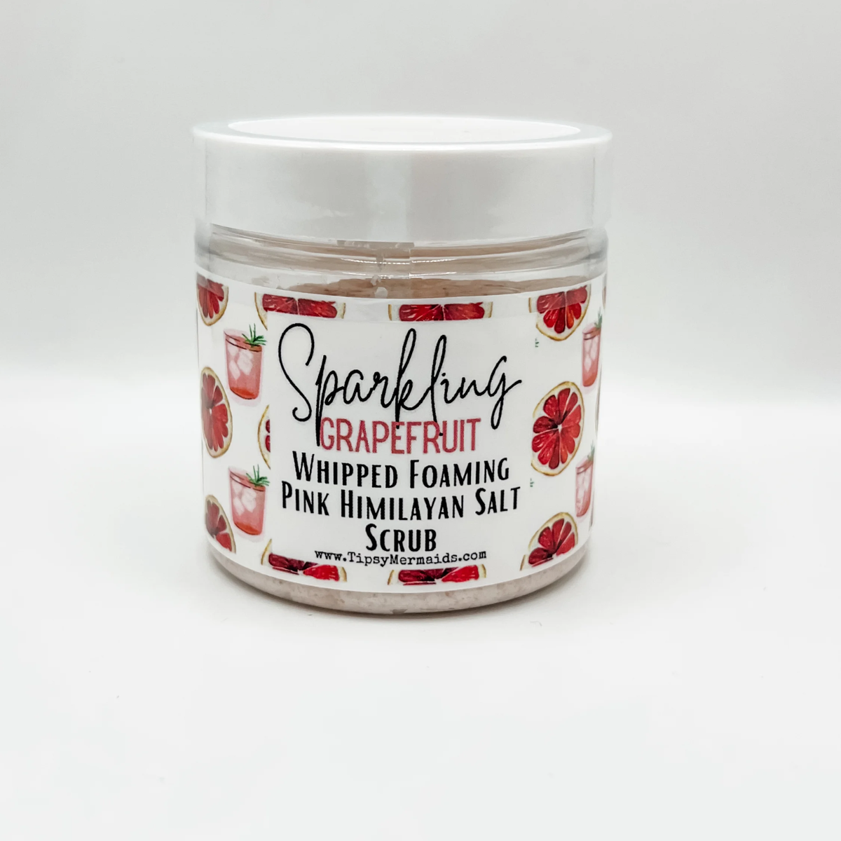 Whipped Butter Foaming Salt Scrub- Sparkling Grapefruit