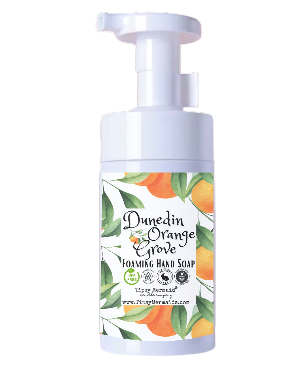 Tipsy Mermaid® Dunedin Orange Grove Foaming Hand Soap