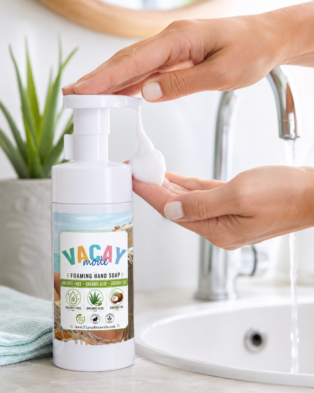 Tipsy Mermaid® Vacay Mode Foaming Hand Soap
