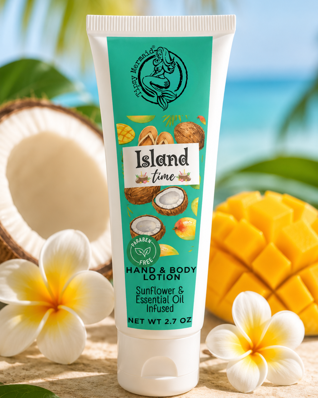 Tipsy Mermaid® Island Time Hand and Body Lotion