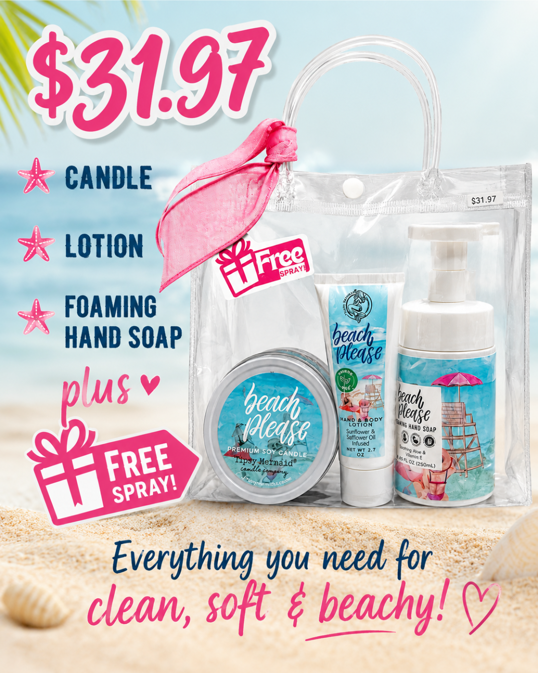 Signature Scent Sets – Gift Bundle by Tipsy Mermaid®