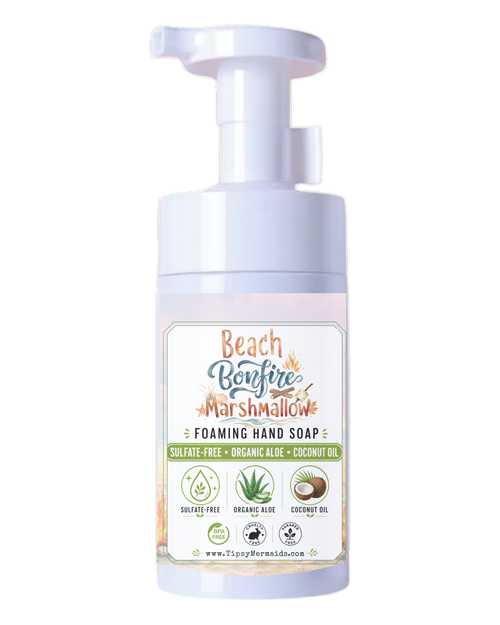Beach Bonfire Marshmallow Clean Foaming Hand Soap by Tipsy Mermaid®