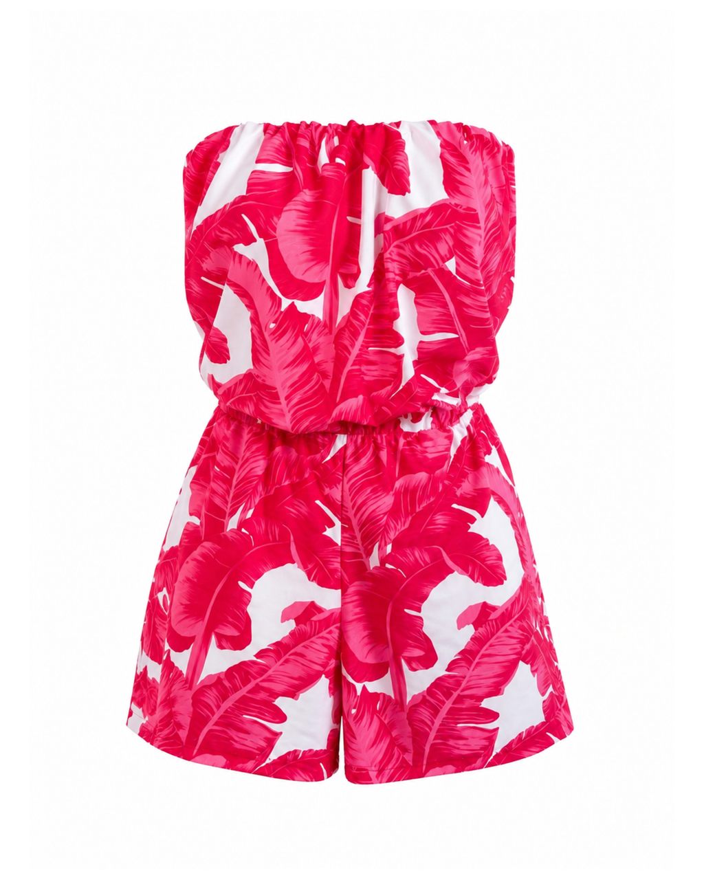 Tipsy Mermaid® Cove Romper Pink Palms