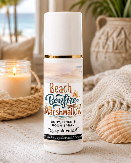 Beach Bonfire Marshmallow Body, Linen and Room Spray by Tipsy Mermaid®