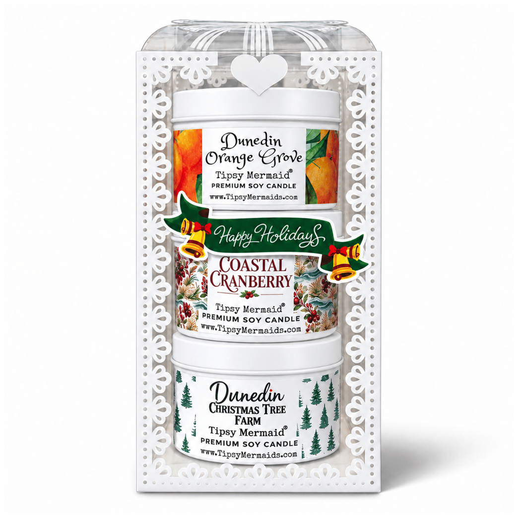 Candle-Florida Holiday Candle Gift Set – Three 4 oz Candles