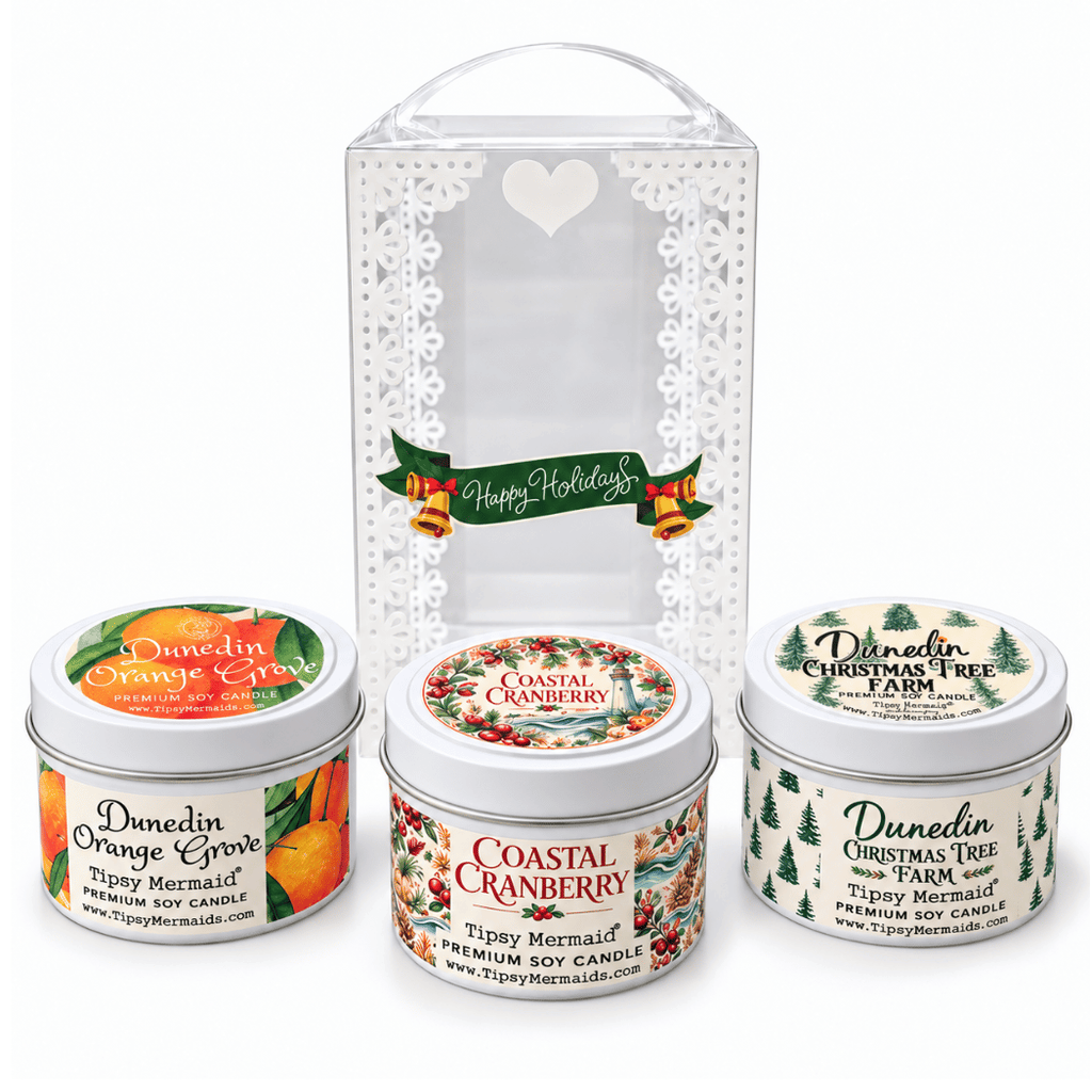 Candle-Florida Holiday Candle Gift Set – Three 4 oz Candles