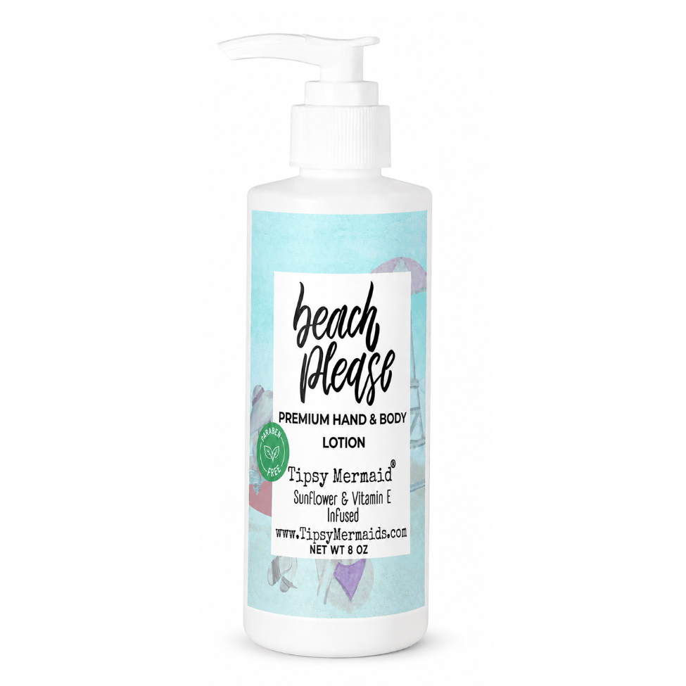 Tipsy Mermaid® Beach Please Hand and Body Lotion