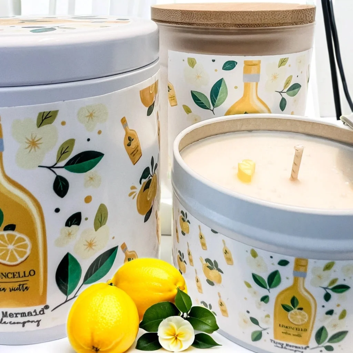 Tipsy Mermaid® Limoncello Premium Soy Candle