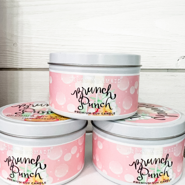 Tipsy Mermaid® Brunch Punch Premium Soy Candle and Wax Melts