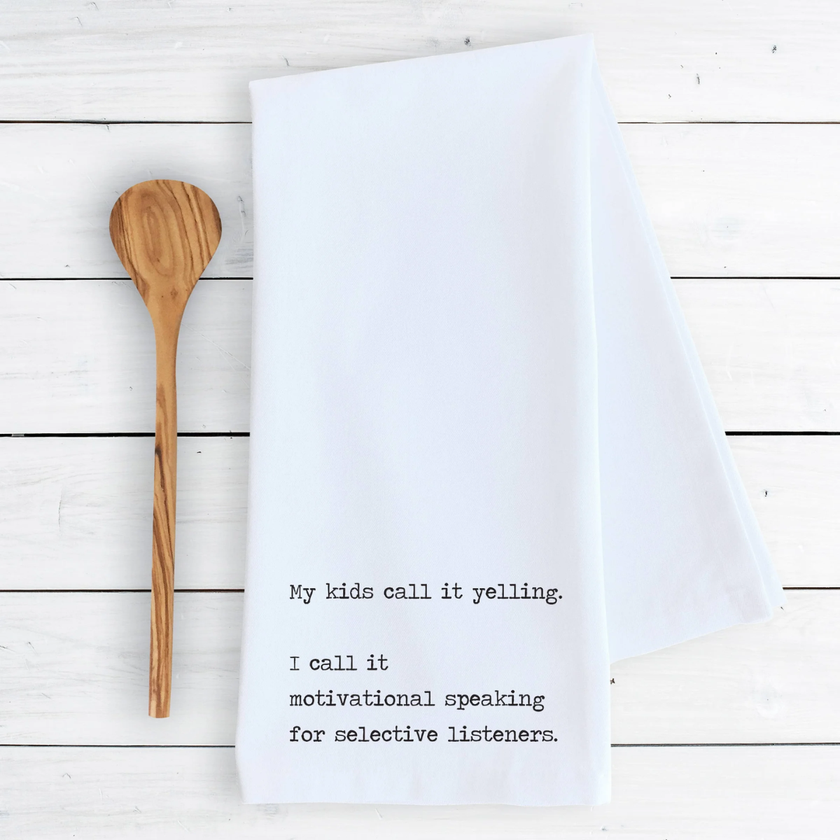 Funny Tea Towel- Motivational Speaking