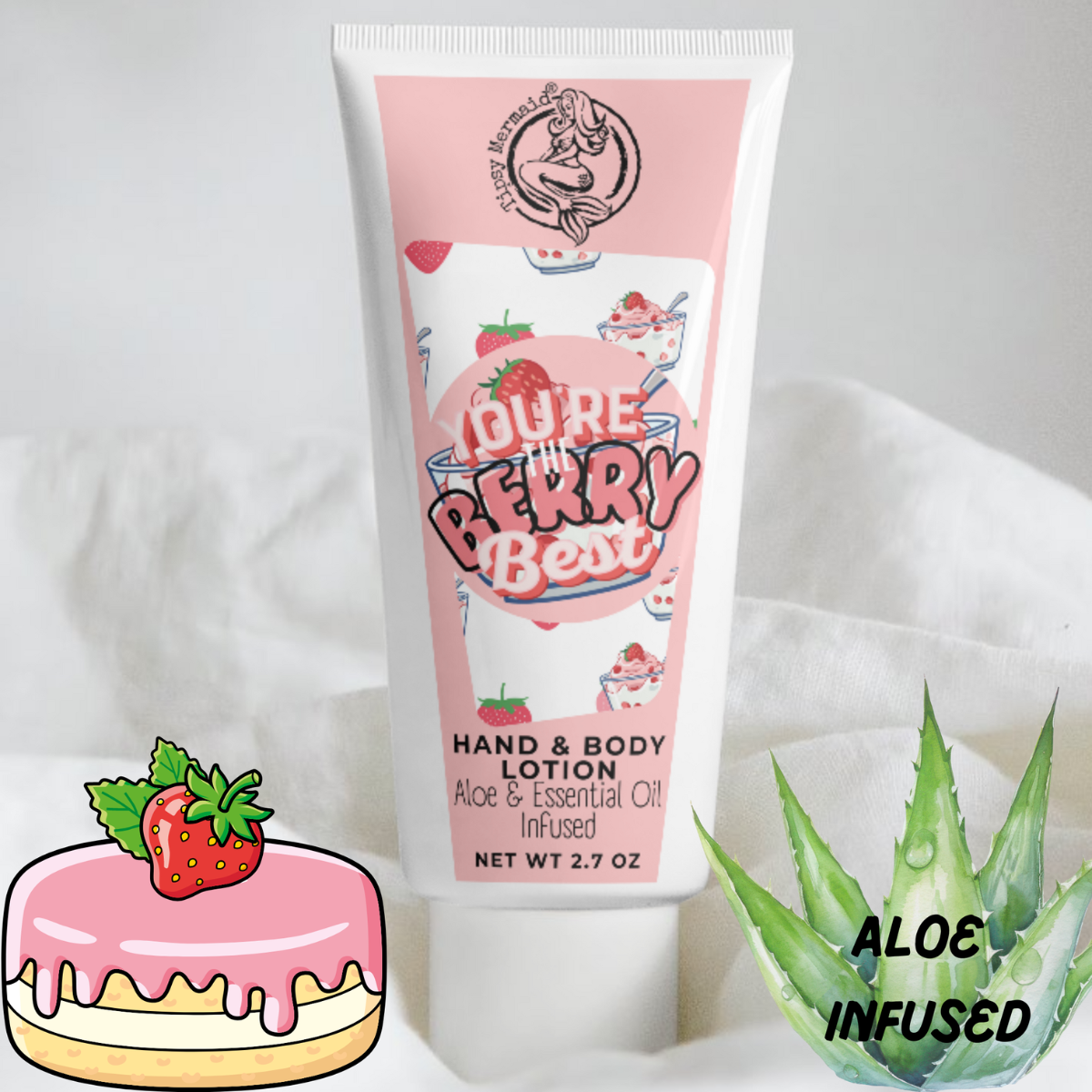 Tipsy Mermaid® Berry Best Hand and Body Lotion