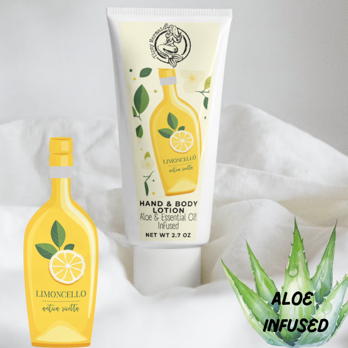 Tipsy Mermaid® Limoncello Hand and Body Lotion