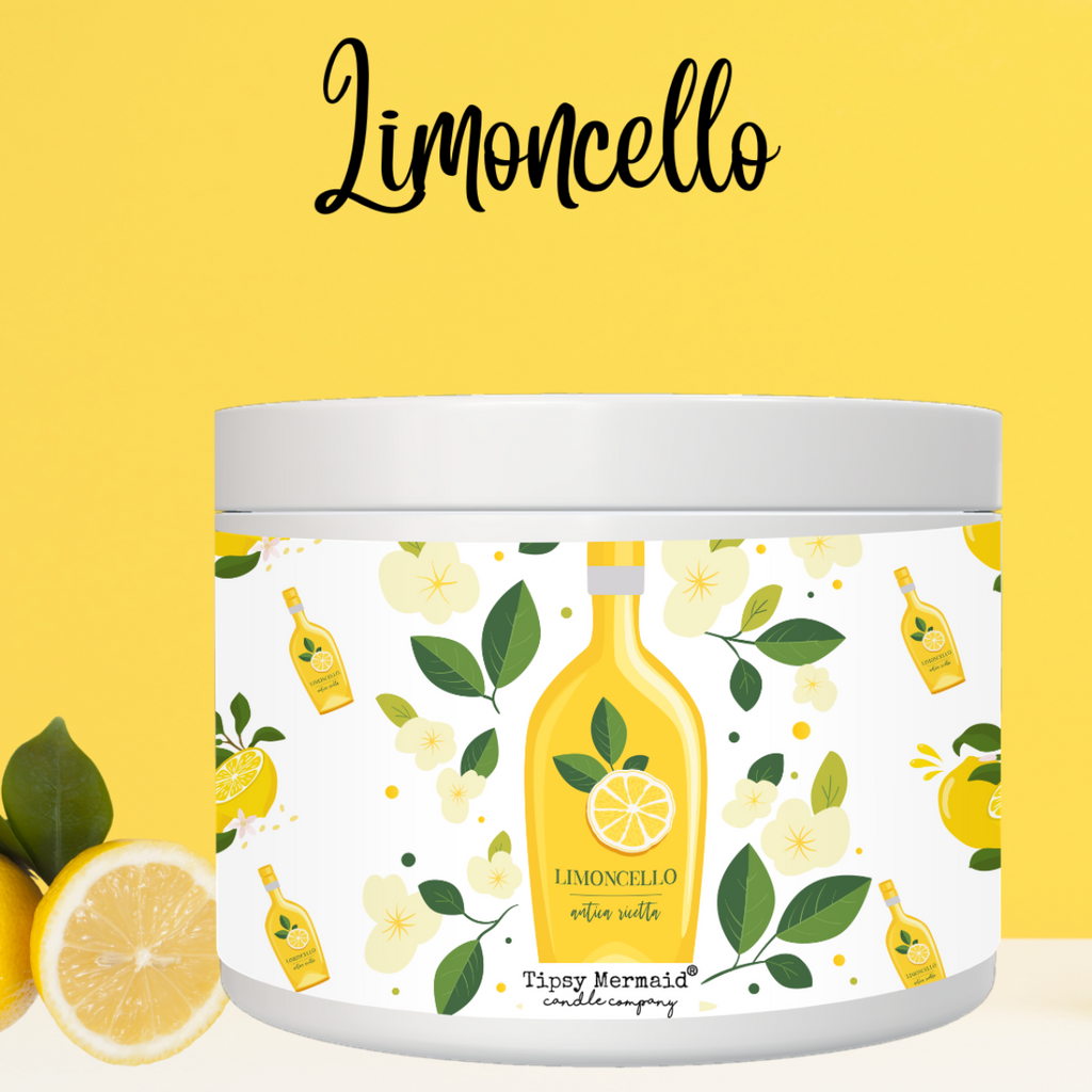 Tipsy Mermaid® Limoncello Premium Soy Candle