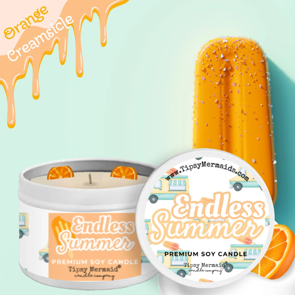 Tipsy Mermaid® Endless Summer Premium Soy Candles