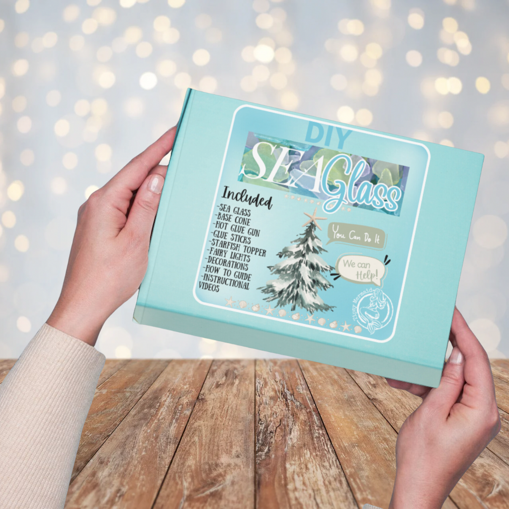 DIY Sea glass Christmas Tree Kit from Tipsy Mermaid®