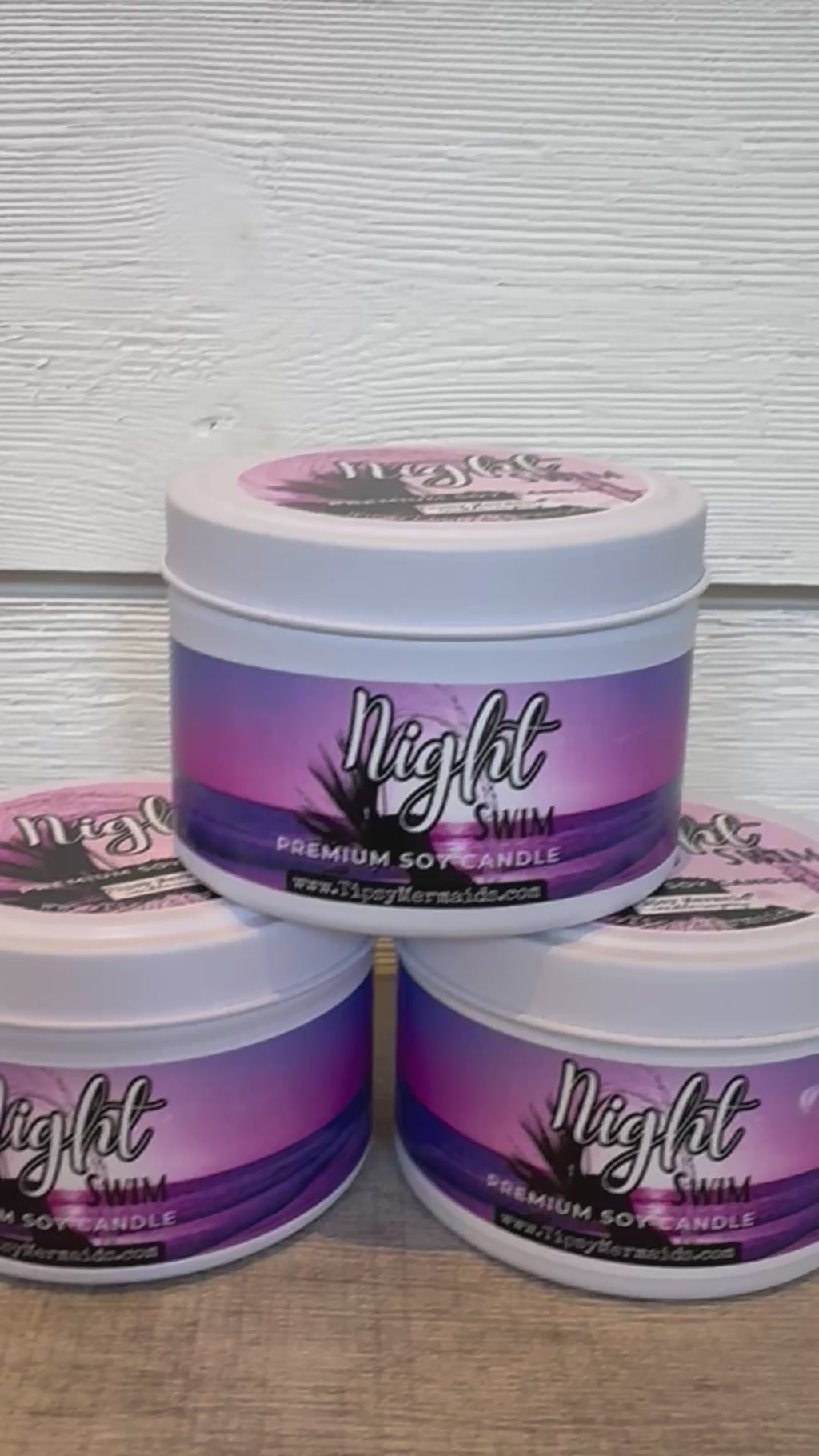 Tipsy Mermaid® Night Swim Premium Soy Candle