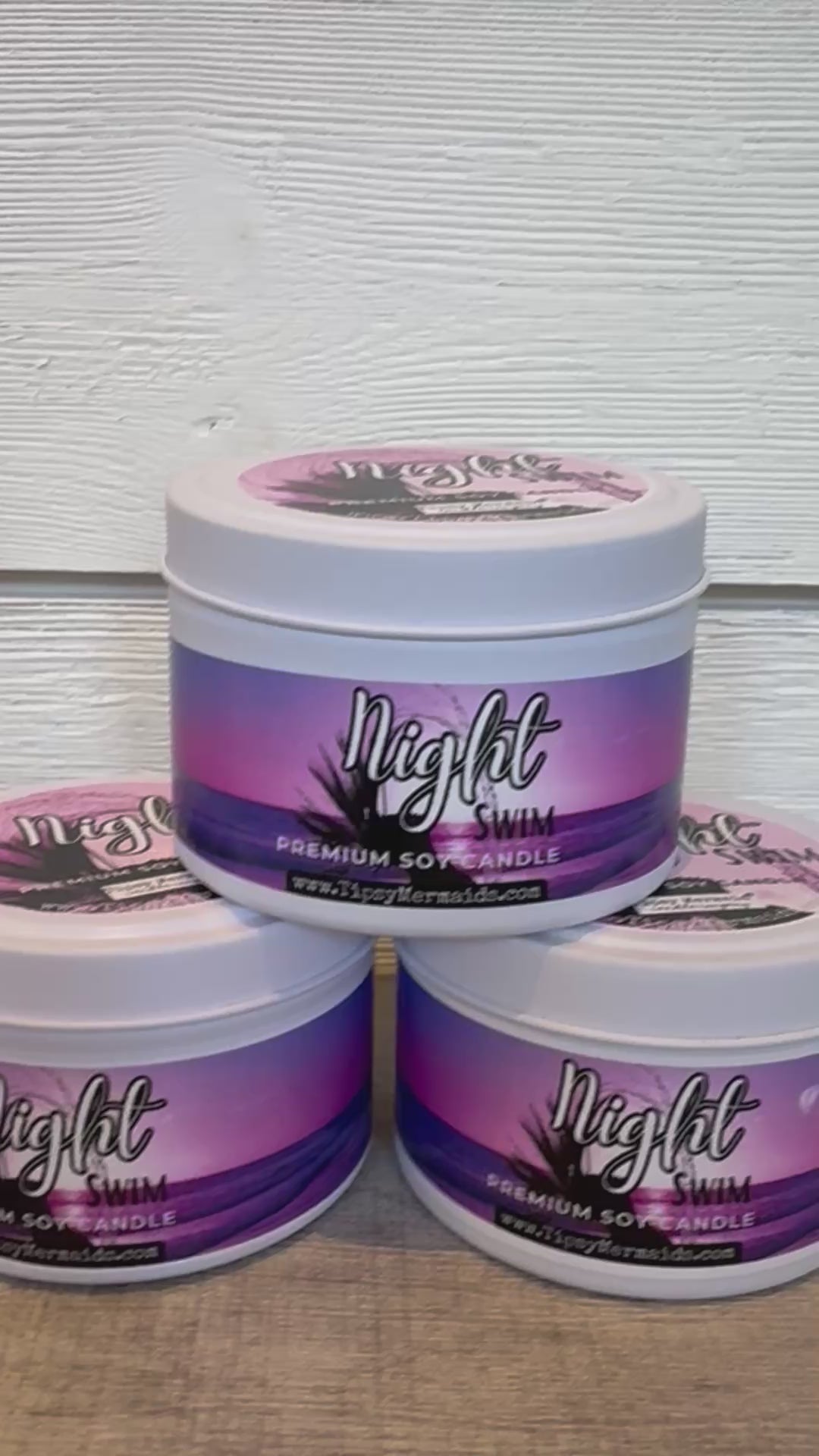 Tipsy Mermaid® Night Swim Premium Soy Candle