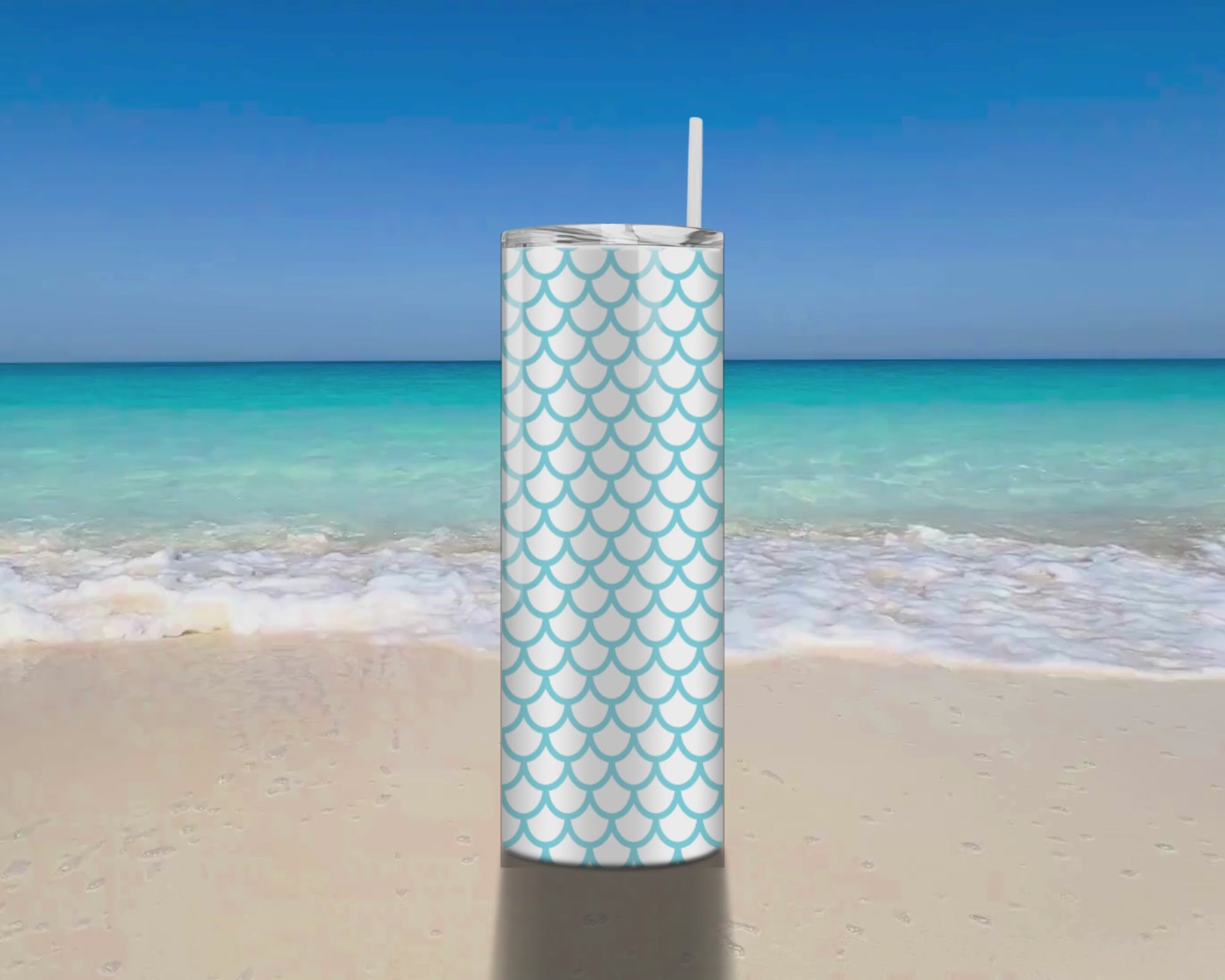 Tipsy Mermaid® Stainless Steel Skinny Cup
