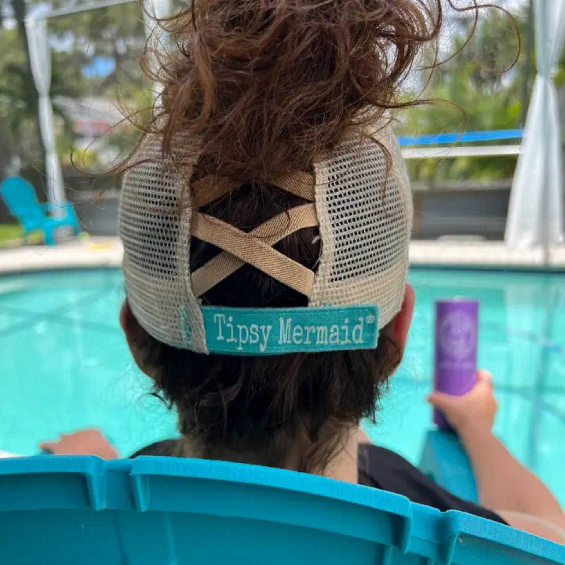 Hat - Tipsy Mermaid Ponytail Hat (Multiple Colors Available)