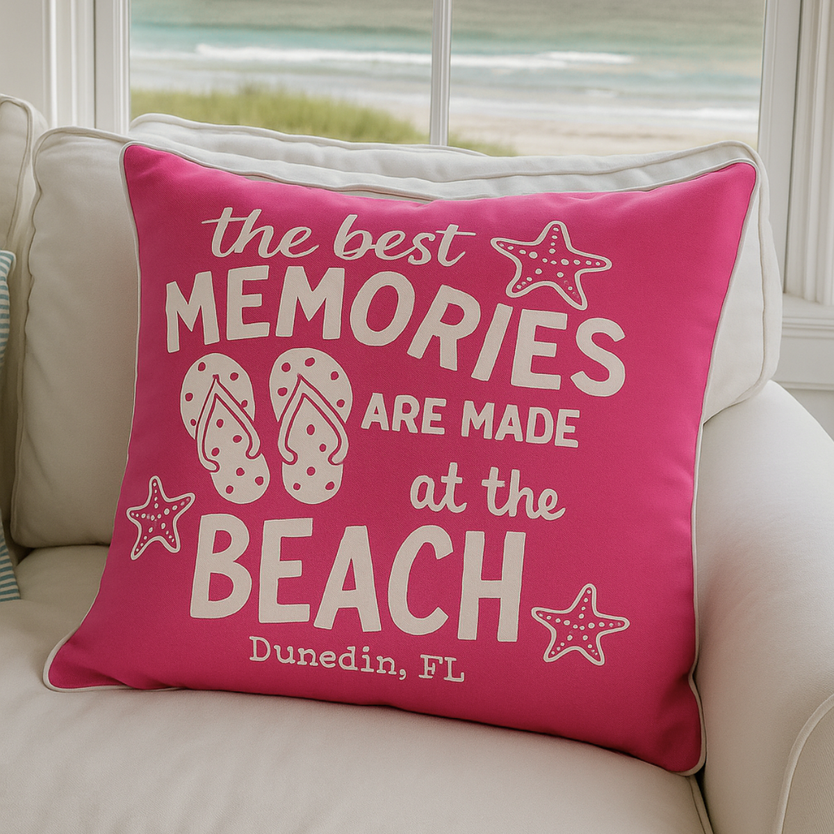 18x18 Memories at the Beach (Multiple Colors)