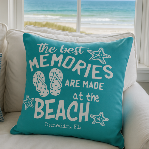 18x18 Memories at the Beach (Multiple Colors)