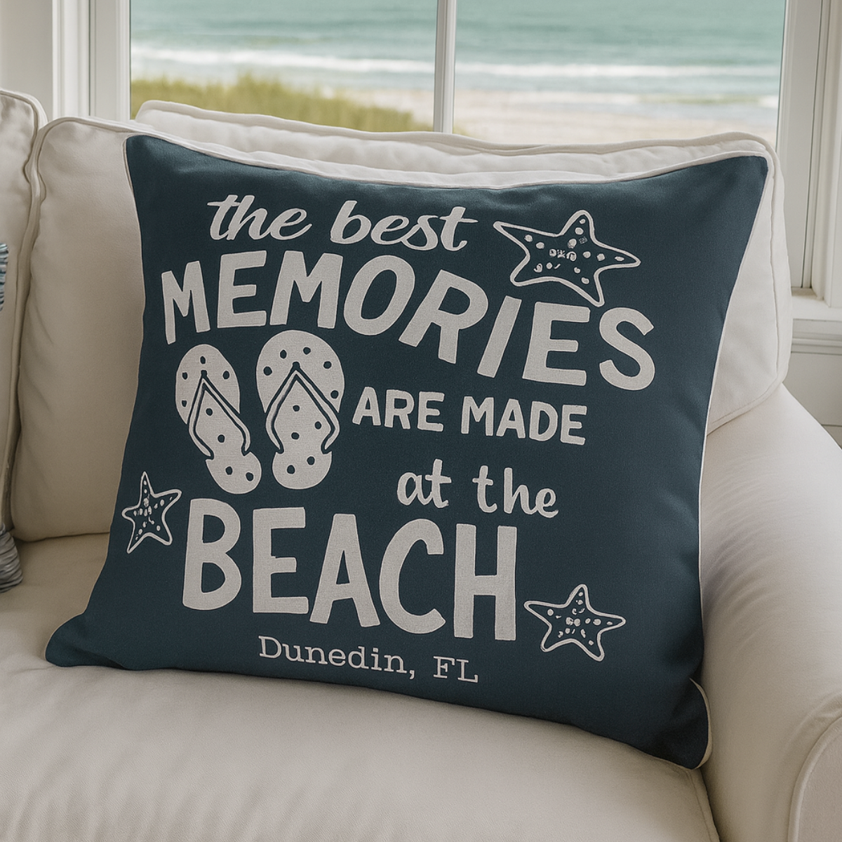 18x18 Memories at the Beach (Multiple Colors)