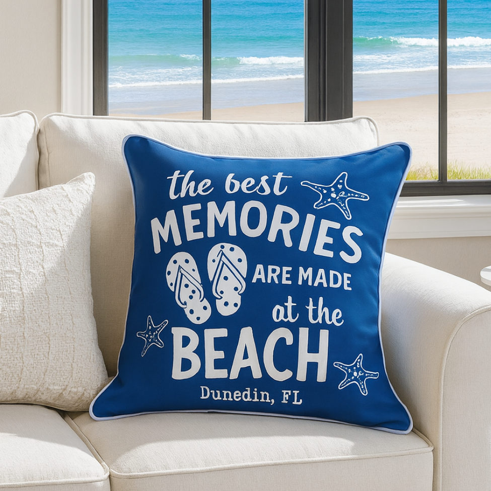 18x18 Memories at the Beach (Multiple Colors)